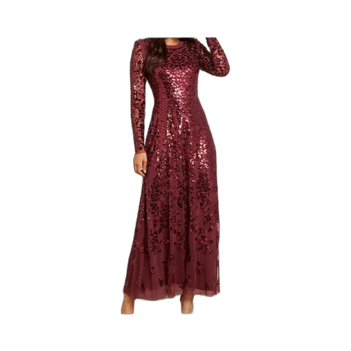 Sequined Round Neck Dress