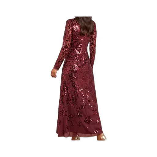 Sequined Round Neck Dress