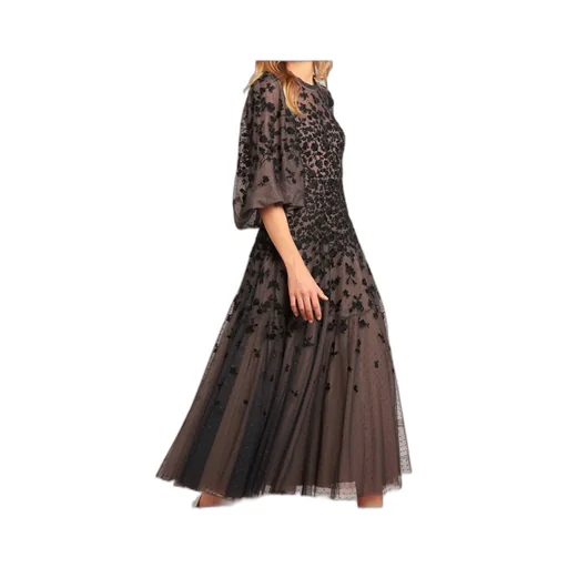Round Neck Floral Dress