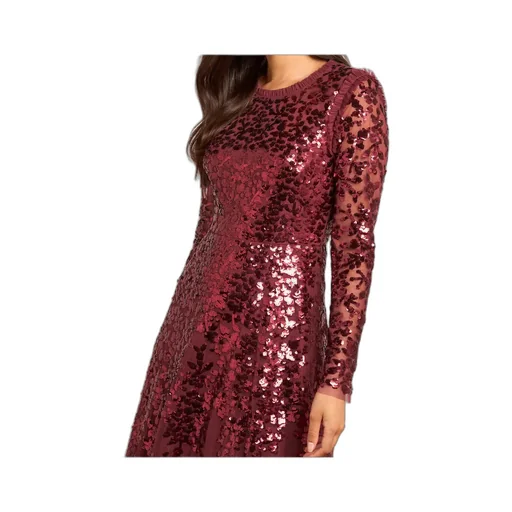 Sequined Round Neck Dress