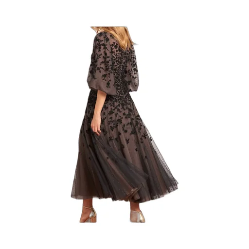 Round Neck Floral Dress