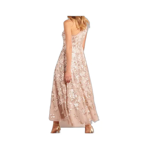 Floral One-Shoulder Bow Dress