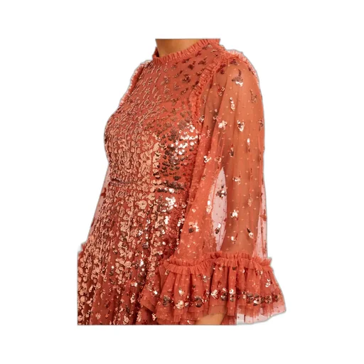 All-Over Sequin Embellished Dress