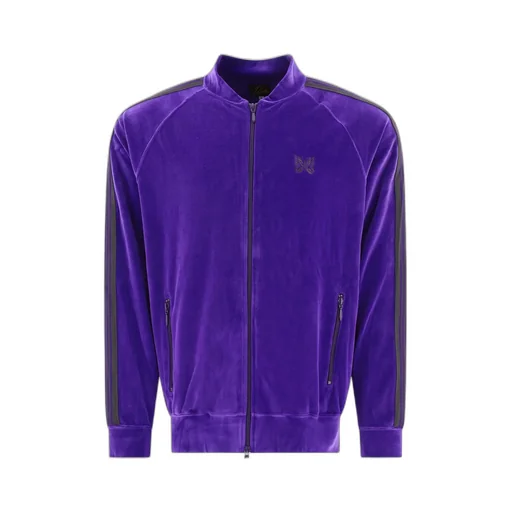 Logo Embroidered Zip-Up Track Jacket