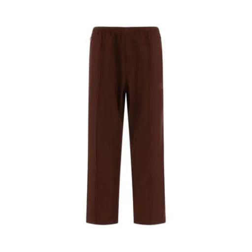 Logo Embroidered Mid Rise Trousers