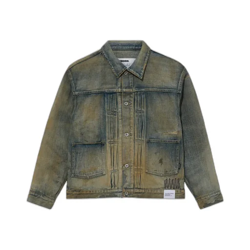 Long-Sleeved Denim Jacket