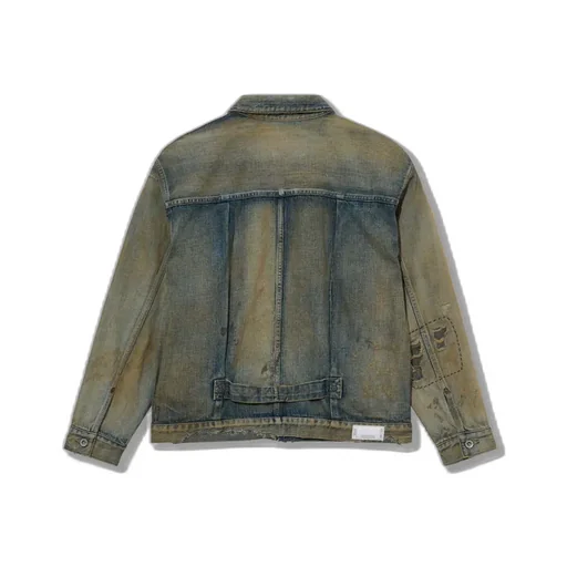 Long-Sleeved Denim Jacket