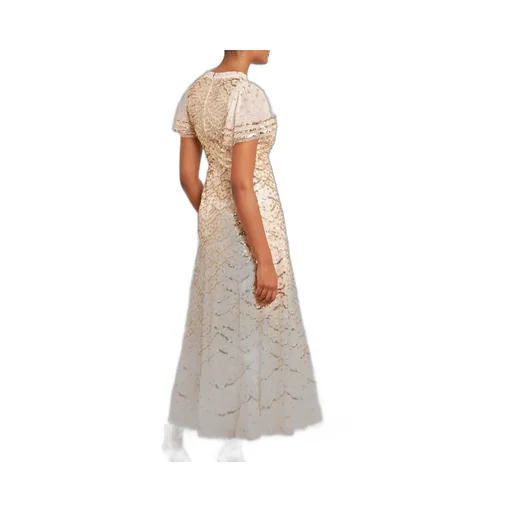 Deco Dot Gloss Maxi Dress