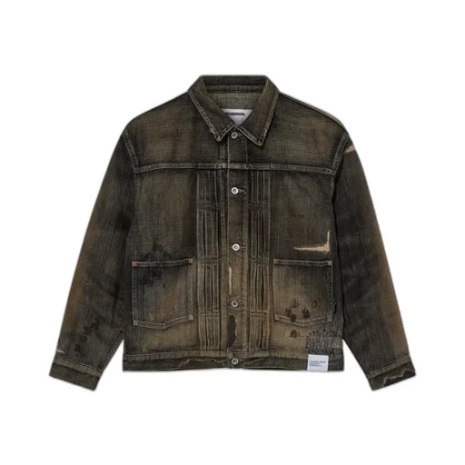 Distressed Denim Jacket