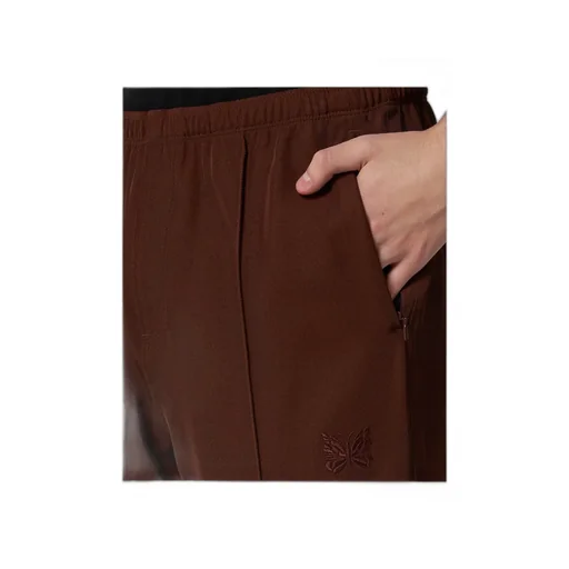 Logo Embroidered Mid Rise Trousers