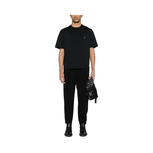 Piercing-Patch Crewneck T-Shirt