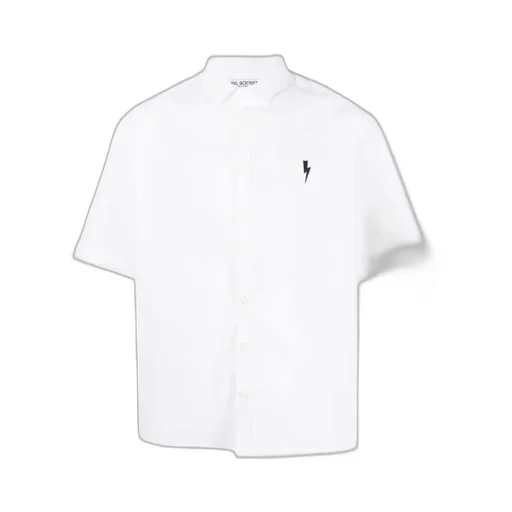 Embroidered-Logo Cotton Shirt