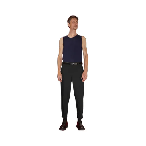 Rib Mouth Casual Pants