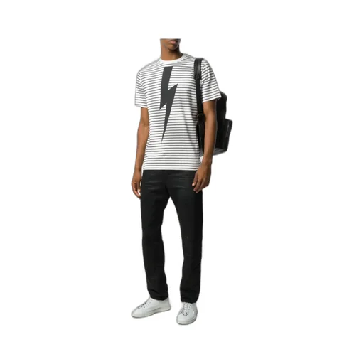 Short-Sleeved T-Shirt With Round Neck