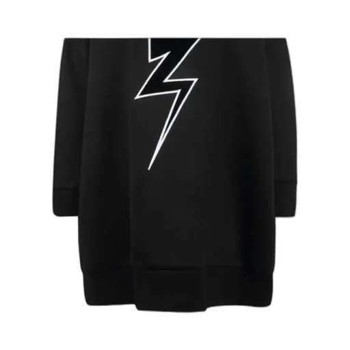 Lightning Printed Sweater