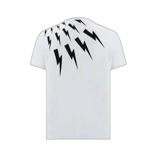 Thunderbolt-Print Cotton T-Shirt