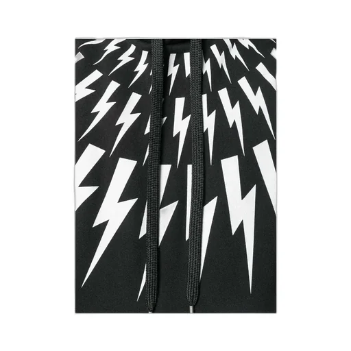 Lightning Printing Hooded Sweater