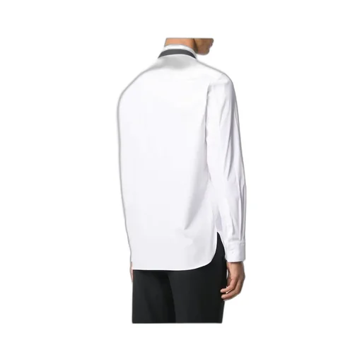 Lightning Print Lapel Shirt