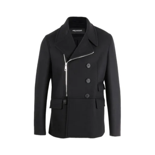 Asymmetrical Zipper Coat
