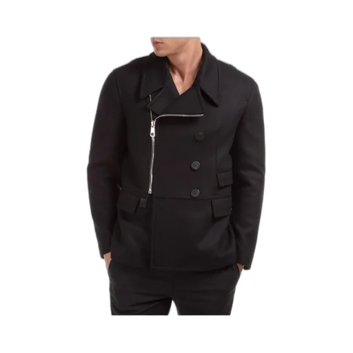Asymmetrical Zipper Coat