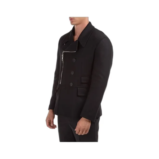 Asymmetrical Zipper Coat