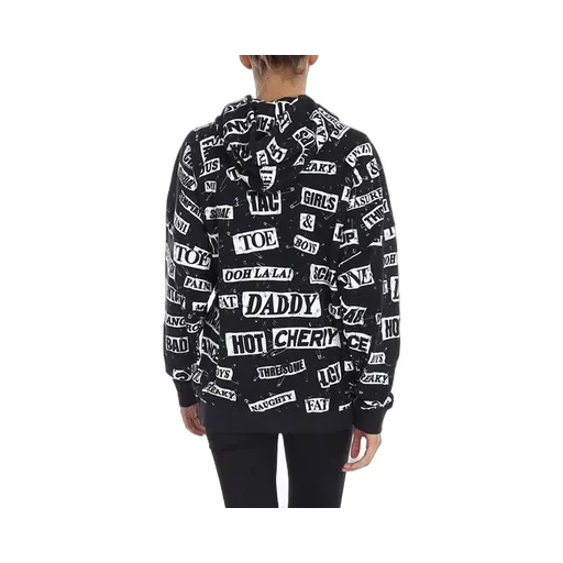 Logo Printed Hooded Casual Jacket