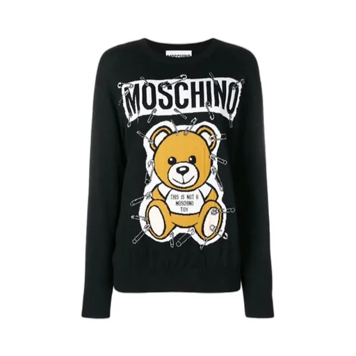 Bear Pin Logo Knitted Pullover
