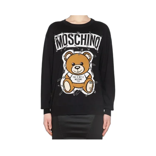 Bear Pin Logo Knitted Pullover