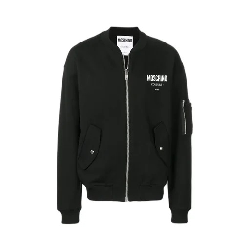 Logo Details Baseball Jacket