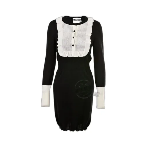 Round Neck Long-Sleeved Dress