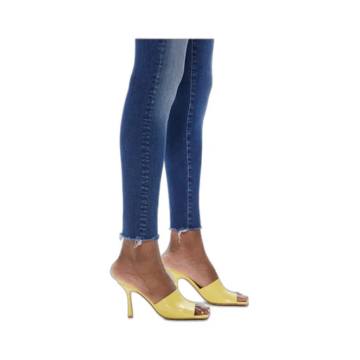 Denim Trousers With Belt Loops