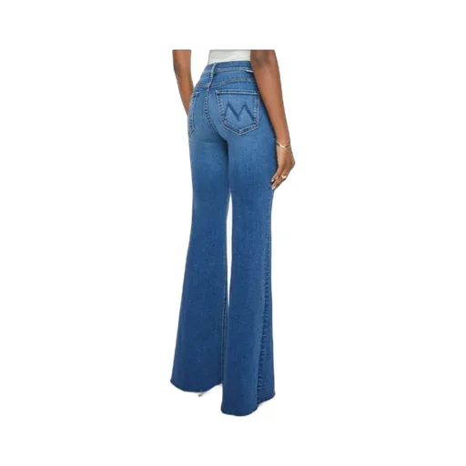Frayed Bell-Bottom Jeans