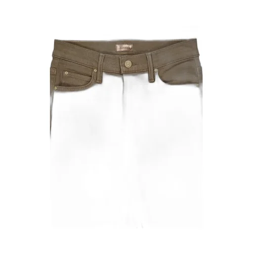 High-Waist Rascal Ankle Step Fray Jeans