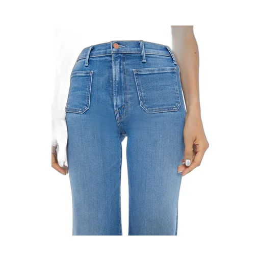 The Hustler Roller Patch Pocket Sneak Jeans