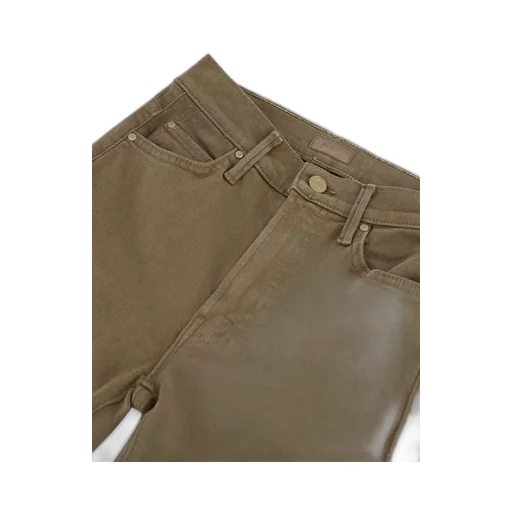 High-Waist Rascal Ankle Step Fray Jeans