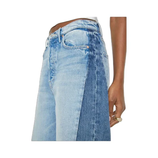 Patchwork Panel Jeans