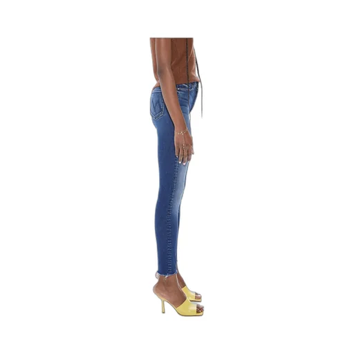 Denim Trousers With Belt Loops