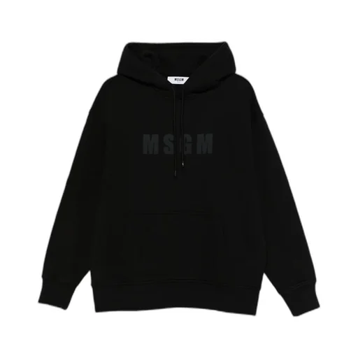 Logo Printed Drawstring Hoodie