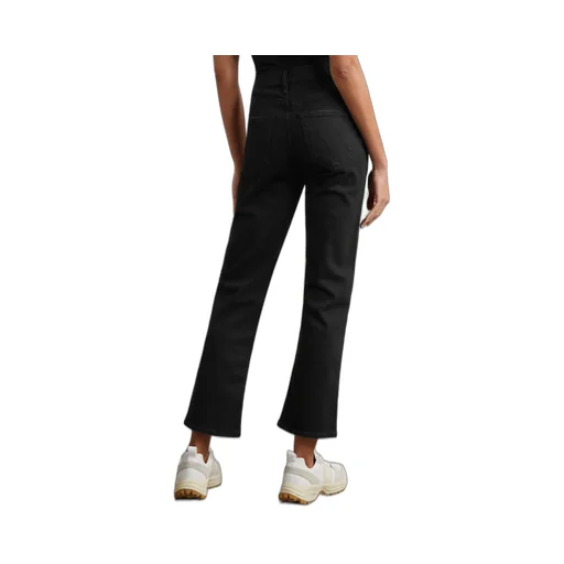 High-Rise Straight Jeans