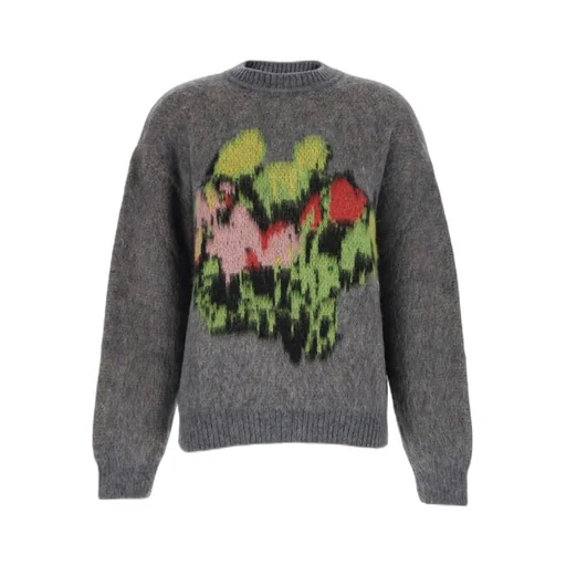 Graphic Intarsia Knit Jumper