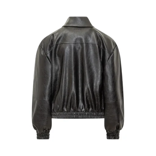 Flap-Pockets Bomber Jacket