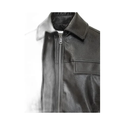 Flap-Pockets Bomber Jacket