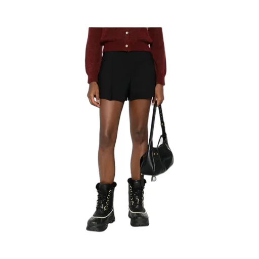 High Waist Pleated Shorts
