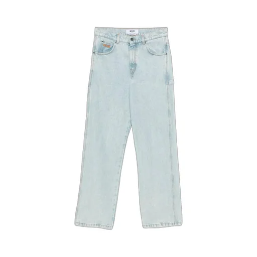 Cotton Straight Jeans