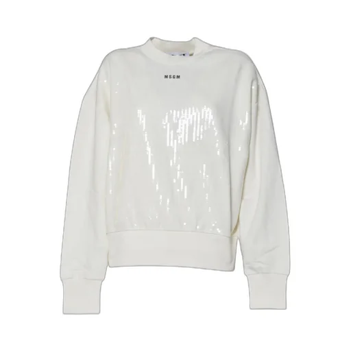 Sequin Embellished Crewneck Sweatshirt