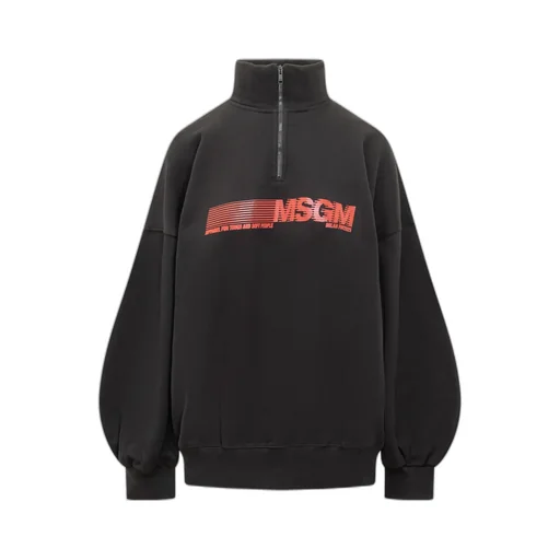 Zip Detailed Sweatshirt