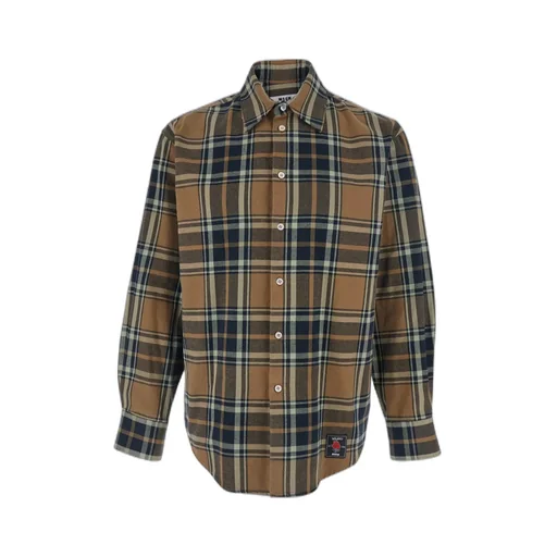 Long Sleeved Checked Shirt