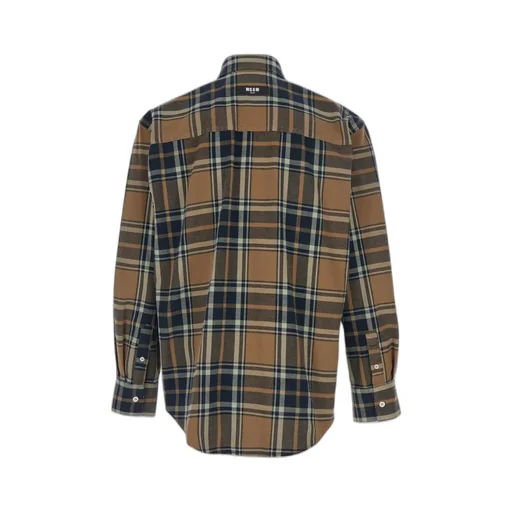 Long Sleeved Checked Shirt
