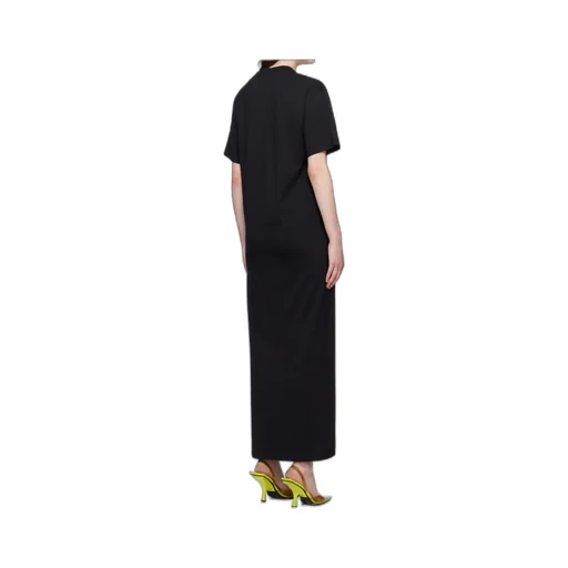 Logo-Print Cotton Maxi Dress