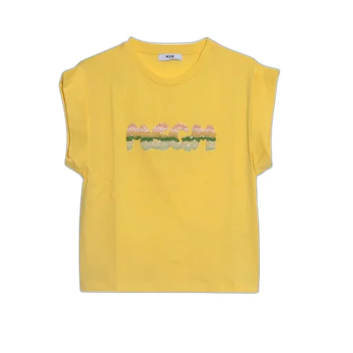 Beaded-Logo T-Shirt